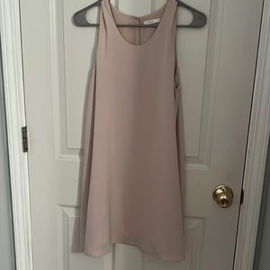 Aritzia Talula Light Pink Shift Dress